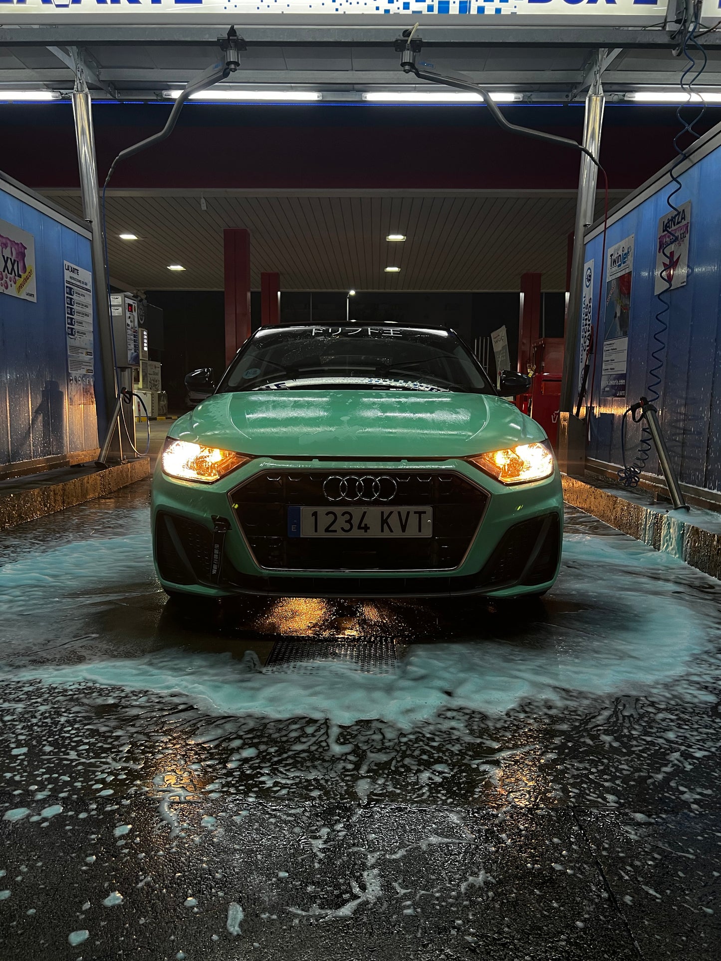 Spray vinilo liquido verde paraiso