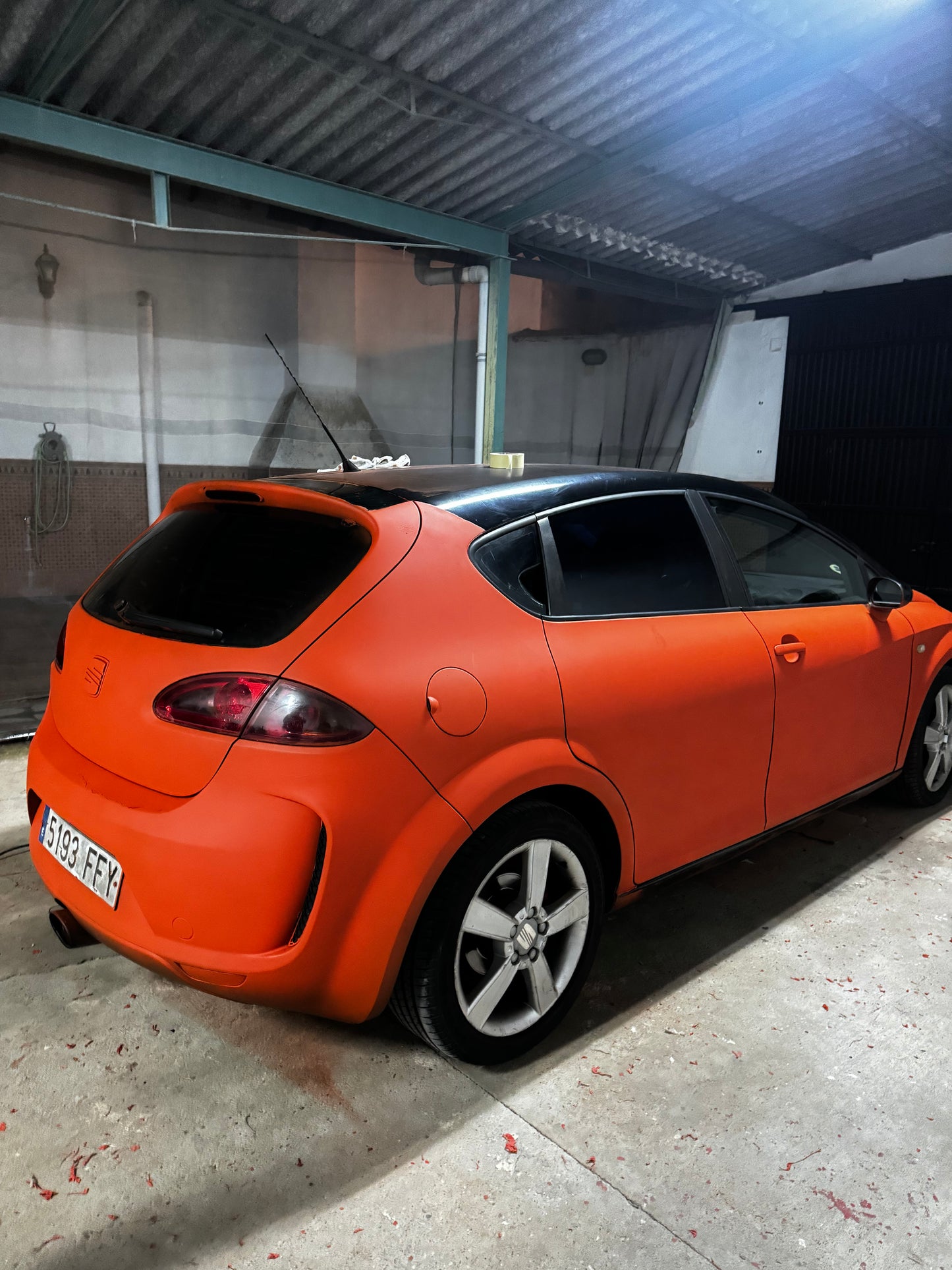 Spray vinilo liquido naranja mate