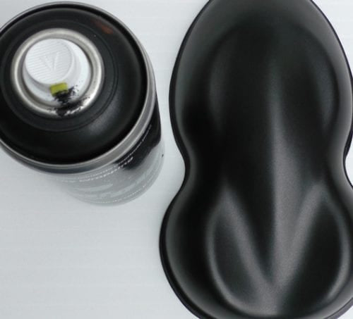 Spray vinilo liquido negro metalizado
