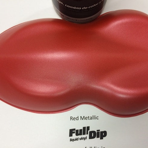 Spray vinilo liquido rojo metalizado