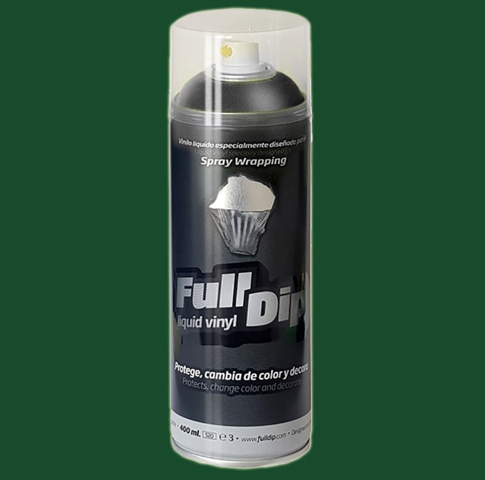 Spray vinilo liquido verde militar metalizado