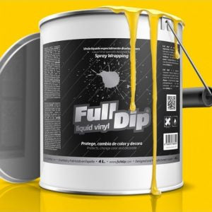 Vinilo liquido 4L amarillo mate