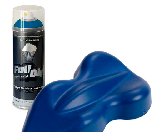 Spray vinilo liquido azul oscuro mate
