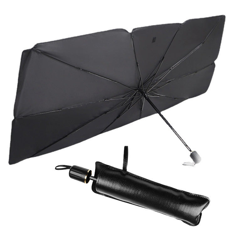 Parasol Plegable + 2 Cubreventanas - Accesorios