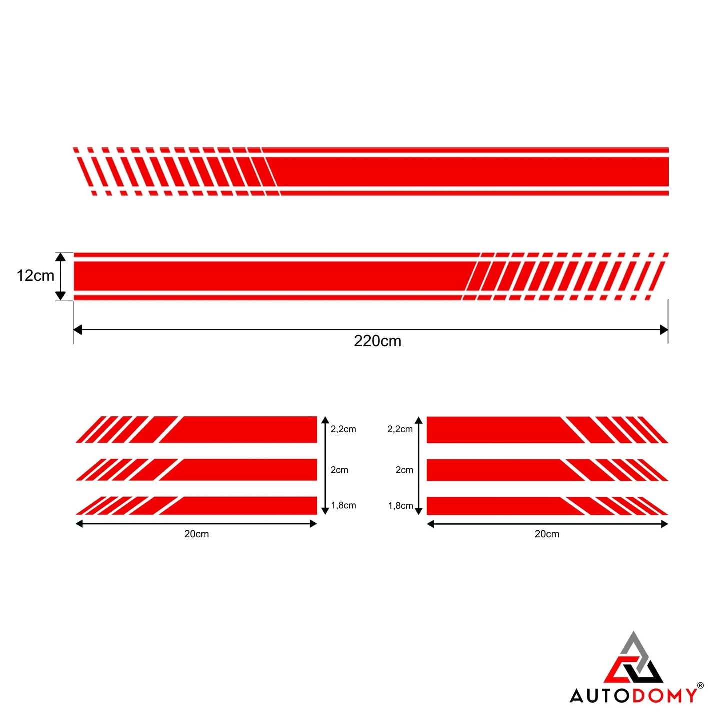 Pegatinas Vinilo de Rayas - Sport Racing Tuning