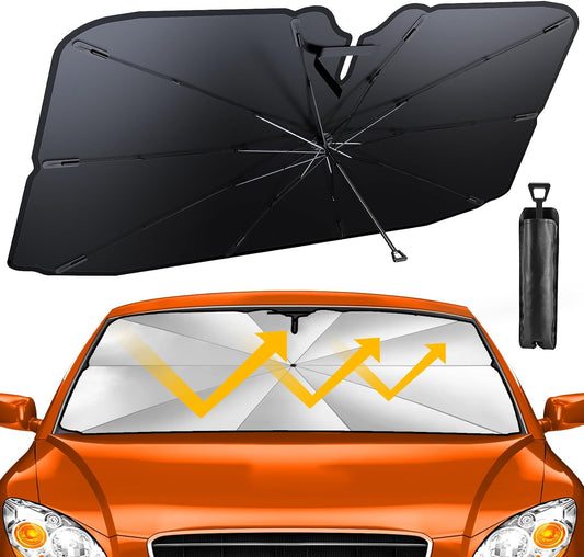 Parasol Plegable + 2 Cubreventanas - Accesorios