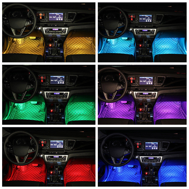 Luces LED para Interior del vehículo: Control Remoto vía APP y Modo Música - Led Sticker