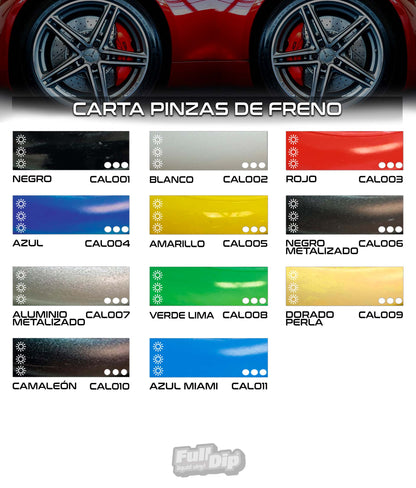 Sprays Pinzas de freno Full Dip - PINTURA ANTICALÓRICA