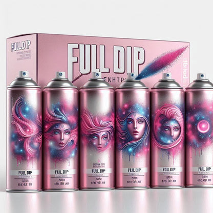 FullDip Kit Compacto (SEAT LEON - VW GOLF - OPEL ASTRA) - 12 Sprays de 400ml metalizado