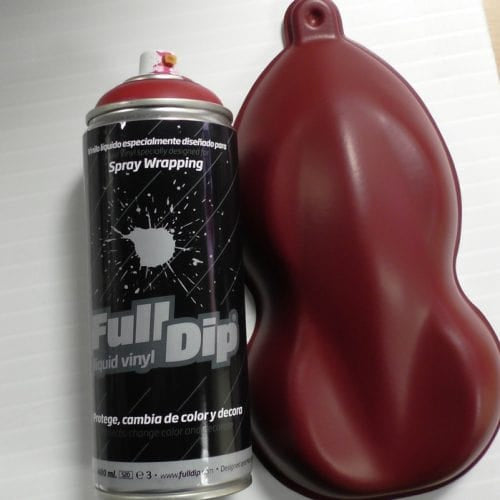 Spray vinilo liquido rojo cereza mate