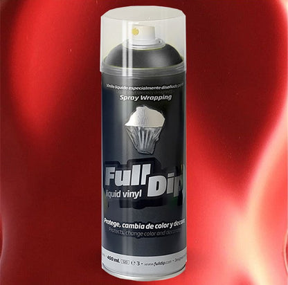 Spray vinilo liquido rojo carmin mate