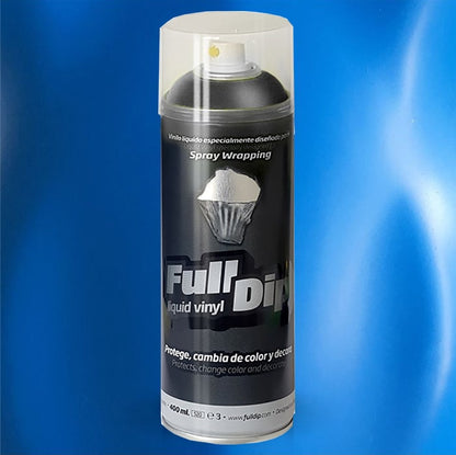 Spray vinilo liquido azul luminoso mate