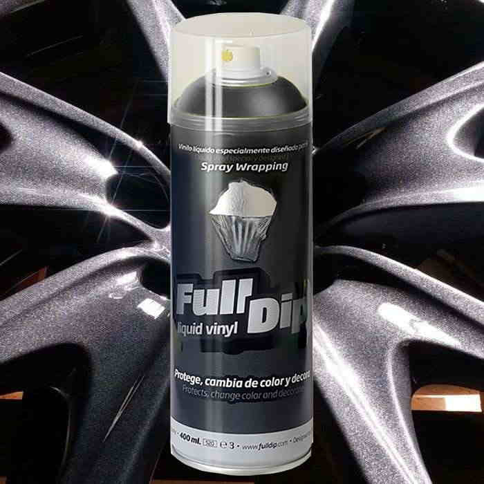 Spray vinilo liquido Hyper Black metalizado