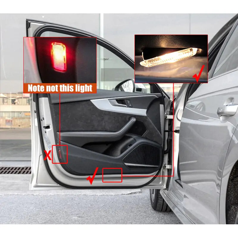 Proyector de luz para puertas del coche - Led Stickes / Sport Rancing Tuning