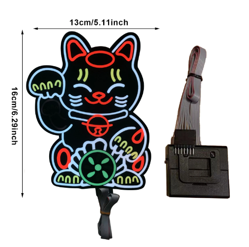 Pack Lucky Cat - Led Stickers