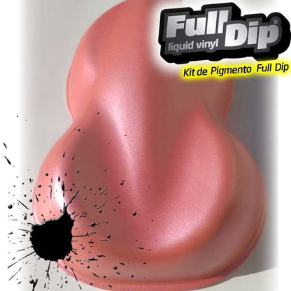 Fulldip Kit Compacto acabado candy (incluye base negra o blanca + spray candy)