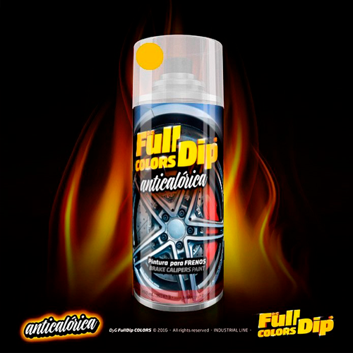 Sprays Pinzas de freno Full Dip - PINTURA ANTICALÓRICA