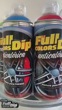 Sprays Pinzas de freno Full Dip - PINTURA ANTICALÓRICA